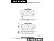 Centric Parts 102.11030 102 Series Semi Metallic Standard Brake Pad