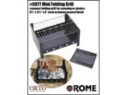 Rome Industries 6977 Mini Folding Grill Orto Collection