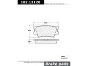 Centric Parts 102.12120 Rear Brake Pad