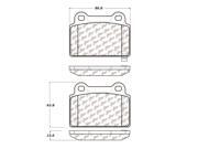 StopTech 104.13680 Disc Brake Pad Fits 08-10 Lancer StopTech 104.13680 Disc Brake Pad Fits 08-10 Lancer