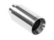 Magnaflow Performance Exhaust 35125 Stainless Steel Exhaust Tip; 2.25 in. I.D. Inlet; 3.5 in. Round; 4.5 in. Long; Straight Cut; Double Wall; Polished; Magnaflow Performance Exhaust 35125 Stainless Steel Exhaust Tip; 2.25 in. I.D. Inlet; 3.5 in. Round; 4.5 in. Long; Straight Cut; Double Wall; Polished;