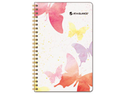 Watercolors Weekly Monthly Planner 5 1 2 x 8 1 2 Floral Cover 2014