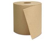 Hardwound Towels Brown 1 Ply Brown 800Ft 6 Rolls Carton