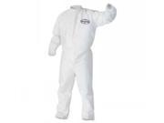 KLEENGUARD A30 Elastic Back Cuff Coveralls White X Large