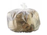 High Density Can Liner 33 x 39 33 Gallon 16 Micron Equivalent Clea