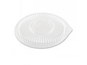 Microwave Safe Container Lid Plastic Fits 24 32 oz Round Clr 75 BG 4 BG CT