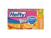 Hefty Slider Storage Bags 1Qt 40 BX Clear