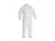 KLEENGUARD A40 Elastic Cuff Coveralls White X Large