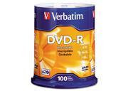 DVD R Discs 4.7GB 16x Spindle Matte Silver 100 Pack