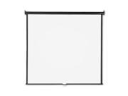 Wall or Ceiling Projection Screen 70 x 70 White Matte Black Matte C