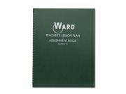 Lesson Plan Book Wirebound 6 Class Periods Day 11 x 8 1 2 100 Pages Green