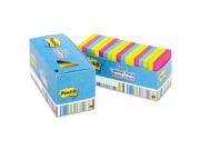 Notes Cabinet Pack 3 x 3 Ast. Bright Colors 100 Sheets Pad 18 Pack