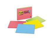 Super Sticky Meeting Notes in Rio de Janeiro Colors 8 x 6 45 Sheet 4 Pack