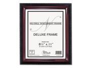 Executive Document Frame Plastic 8 1 2 x 11 Black Mahogany