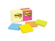 Note Pad Assortment 3 x 3 7 Canary Yellow 7 Assorted Bright 100 Sh