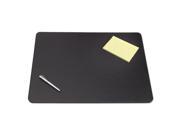 Sagamore Desk Pad w Decorative Stitching 36 x 20 Black