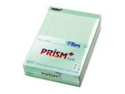 Prism Plus Colored Legal Pads 8 1 2 x 11 3 4 Green 50 Sheets Dozen