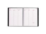 Essential Collection Weekly Appointment Book 11 x 8 1 2 Black 2017