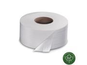 Advanced Jumbo Roll Toilet Tissue 2 Ply 1000ft Roll White 12 Rolls Carton