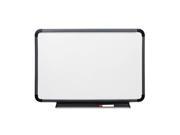 Ingenuity Dry Erase Board Resin Frame with Tray 36 x 24 Charcoal