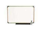 Prestige Total Erase Whiteboard 36 x 24 White Surface Euro Titanium Frame
