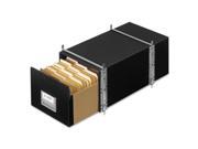 StaxOnSteel Storage Box Drawer Letter Steel Frame Black 6 Carton