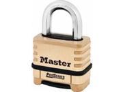 Boxed Proseries Brass Resettable Combination Lock W Standard Shackle M