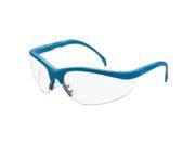 Klondike Blue Frame Clear Lens Safety Glasses