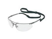 Fuse Protective Eyeweargunmetal Frame Clear Len