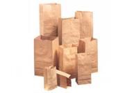 10 Paper Bag 57 lb Base Brown Kraft 6 5 16 x 4 3 16 x 13 3 8 500