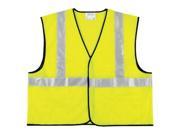 Class Ii Solid Poly Fluorescent Lime Safety Vest