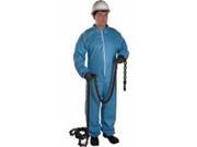 Posi Wear Fr Blue Coverall Zipper Front And Co
