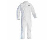 A45 Breathable Liquid Particle Protection Coverall Shells White 2X L