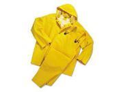 Rainsuit PVC Polyester Yellow Medium