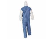 Kleenguard A40 Hooded Coveralls With Breathable Back Lg