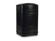 Plaza Container 50 Gal Black