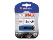 V3 Max USB 3.0 Drive 16GB Metallic Blue