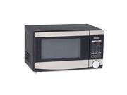 .7 Cu. Ft. Capacity Microwave Oven 700 Watts Stainless Steel and Bla