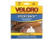 Sticky Back Hook And Loop Fastener Tape With Dispenser 3 4 X 15 Ft. R