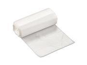 High Density Can Liner 17 x 18 4 Gallon 6 Micron Clear 50 Roll