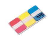 Durable File Tabs 1 x 1 1 2 Assorted Standard Colors 66 Pack