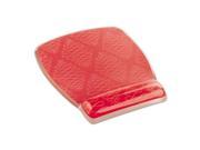 Fun Design Clear Gel Mouse Pad Wrist Rest 8 3 5 x 6 4 5 Coral Pink