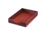 Hardwood Legal Stackable Desk Tray Mahogany