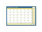 Nondated Reversible Laminated Organizer 30 60 Day 36 X 24