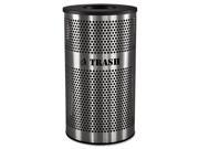Ex Cell Stainless Steel Trash Receptacle; 33 gal; Stainless Steel
