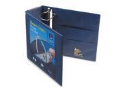 Heavy Duty View Binder With One Touch Ezd Rings 4 Capacity Navy Blu