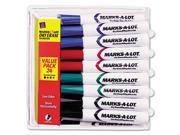 Desk Style Dry Erase Markers Chisel Tip Assorted 24 Pack