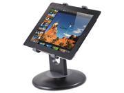 Stand for 7 to 10 Tablets Swivel Base Plastic Black