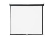 Wall or Ceiling Projection Screen 60 x 60 White Matte Black Matte C