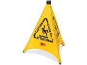 Rubbermaid Commercial Multi Lingual Caution Safety Cone